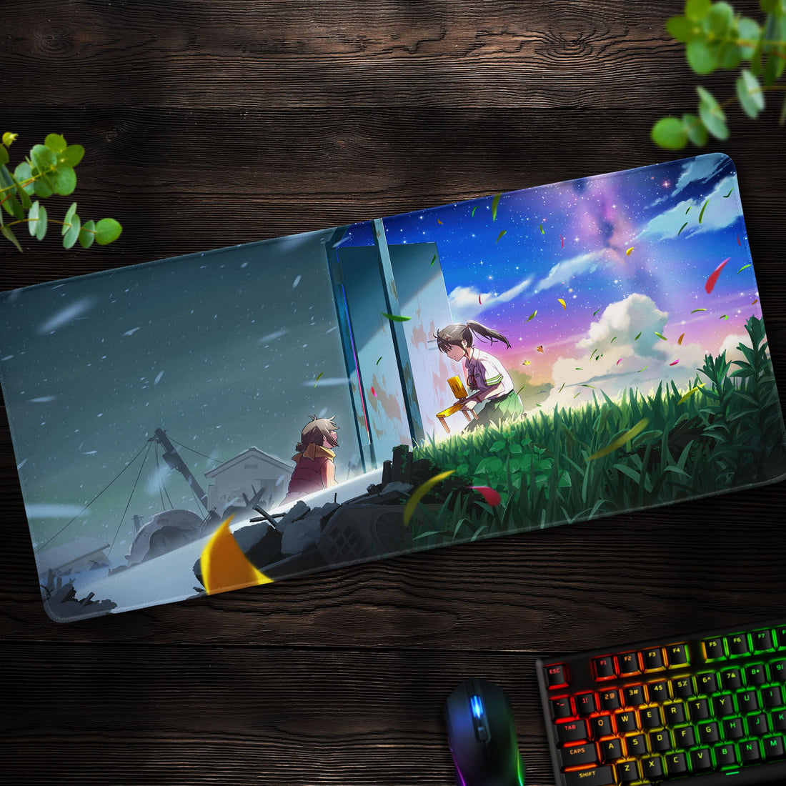 Suzume's Journey Desk Mat, Makoto Shinkai Mouse Pad - Cocoon Markt