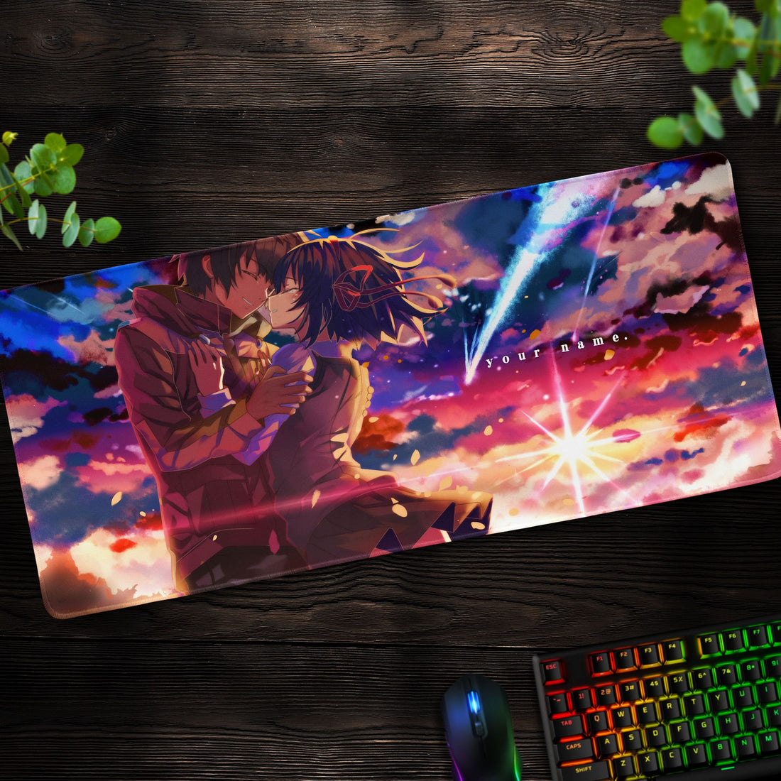 Your Name Desk Mat, Taki & Mitsuha Mouse Pad - Cocoon Markt