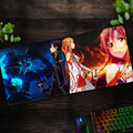 Sword Art Online Desk Mat, Kirito and Asuna Mouse Pad - Cocoon Markt