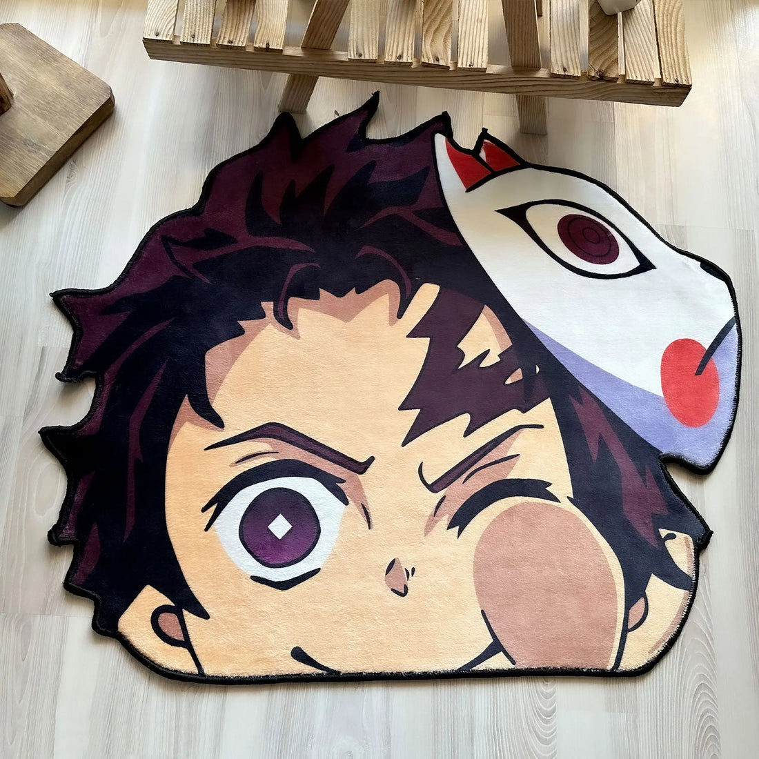 Tanjiro Kamado Rug, Demon Slayer Anime Decorative Carpet