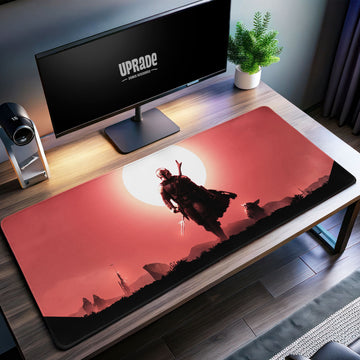 Mandalorian Sunset Desk Mat, Star Wars Mouse Pad