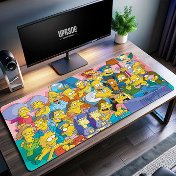 Simpsons Family and Friends Desk Mat, Springfield Mouse Pad