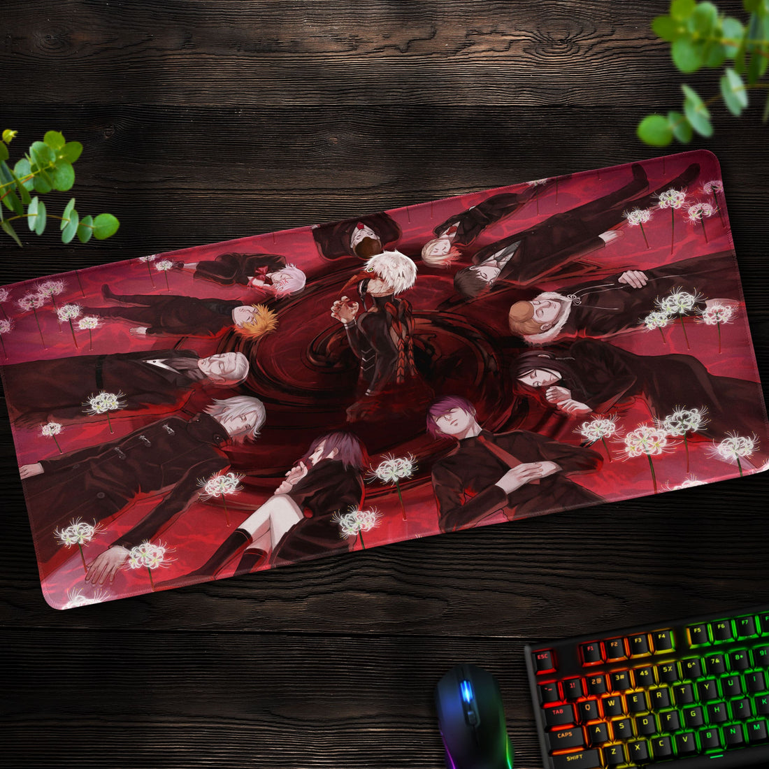 Kaneki and Allies Desk Mat, Tokyo Ghoul Mouse Pad