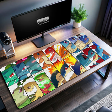 Starter Evolution Desk Mat, Pokémon Mouse Pad