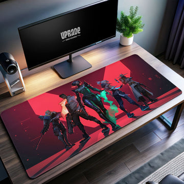 Valorant Team Strike Desk Mat, Agent Lineup Mouse Pad