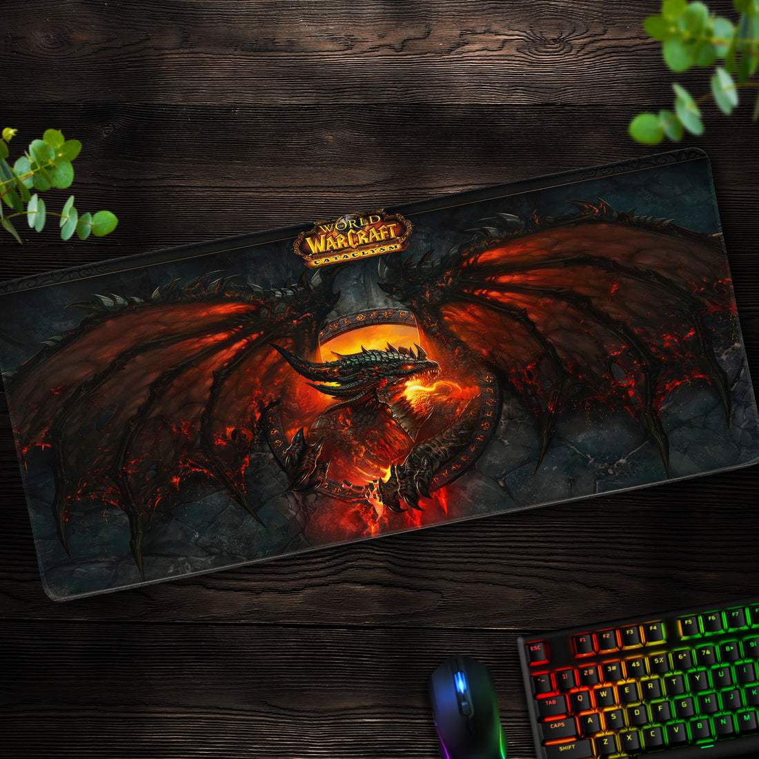 World of Warcraft Cataclysm Desk Mat, Deathwing Mouse Pad