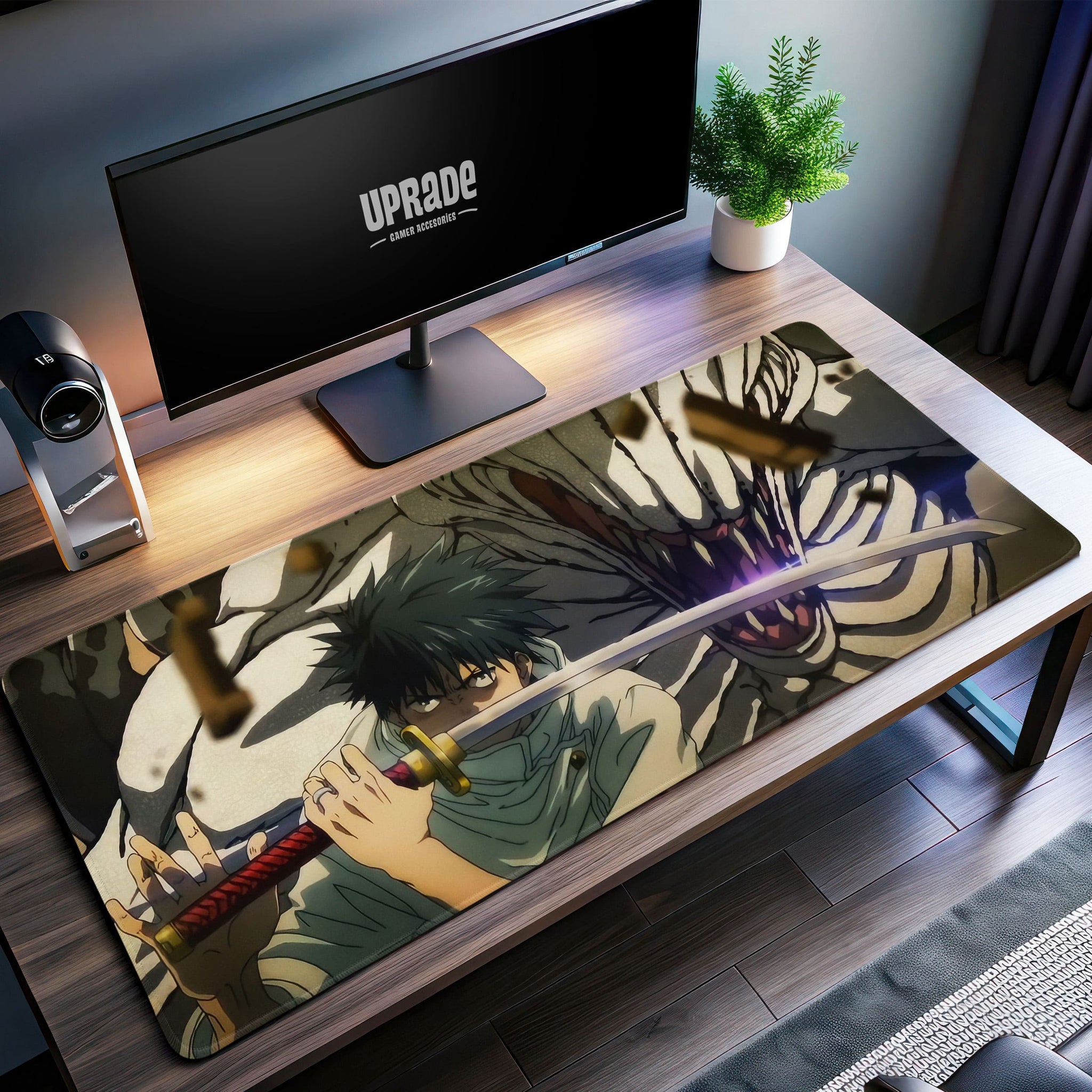 Yuji Itadori Cursed Spirit Desk Mat, Jujutsu Kaisen Anime Mouse Pad