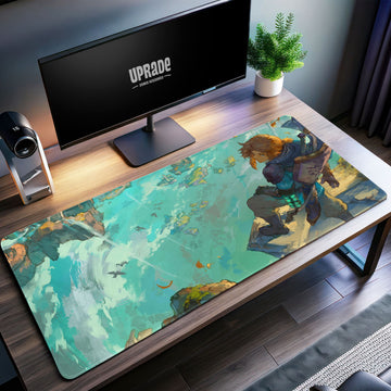 Link’s Skyward Adventure Desk Mat, Zelda Fantasy Mouse Pad