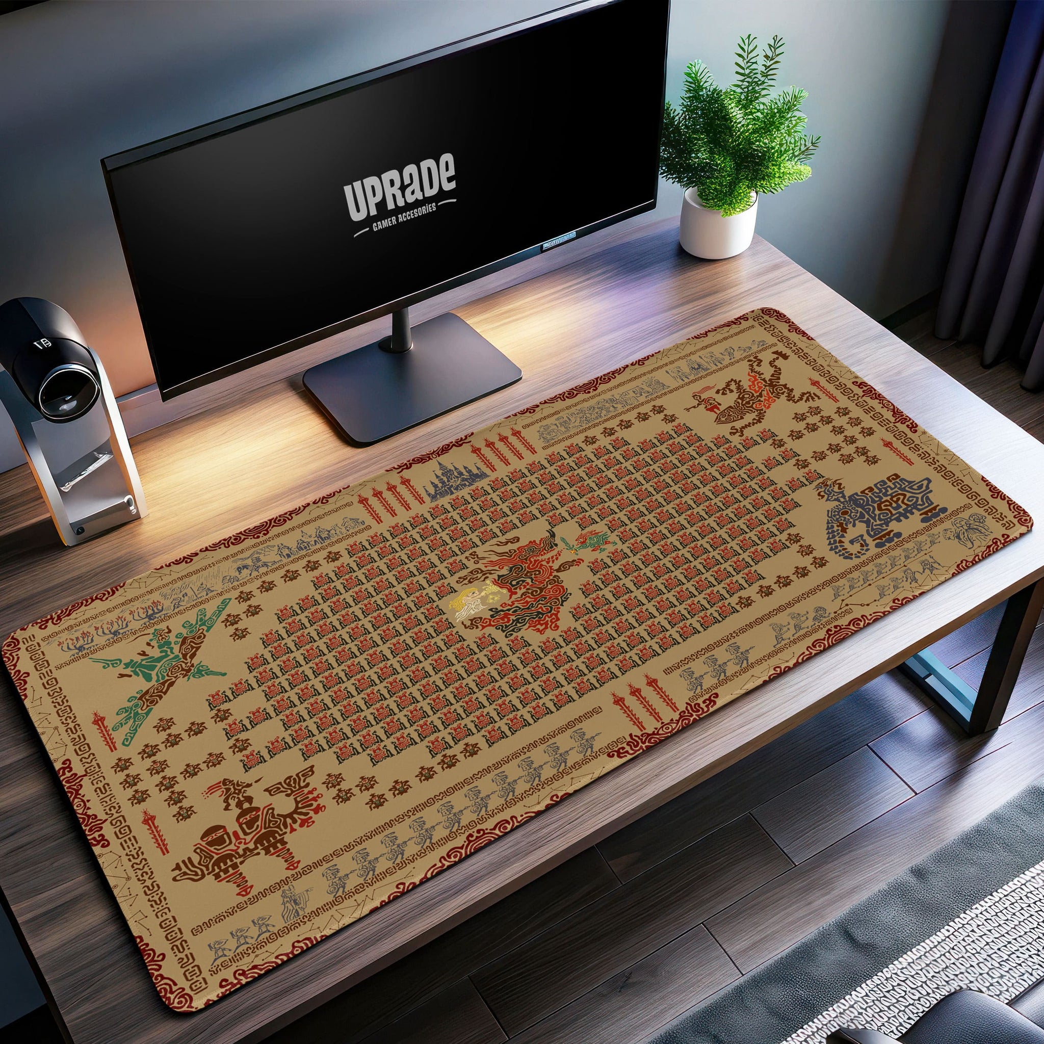 Zelda Hyrule Tapestry Desk Mat, Ancient Map Mouse Pad