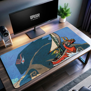 Wind Waker Adventure Desk Mat, Zelda Mouse Pad